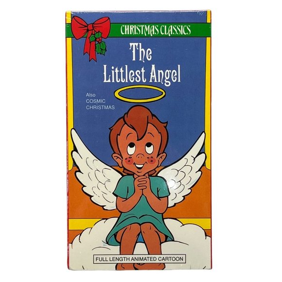 The Littlest Angel VHS Video Cosmic Christmas Childrens Cartoon 1994 New Sealed - Picture 1 of 4